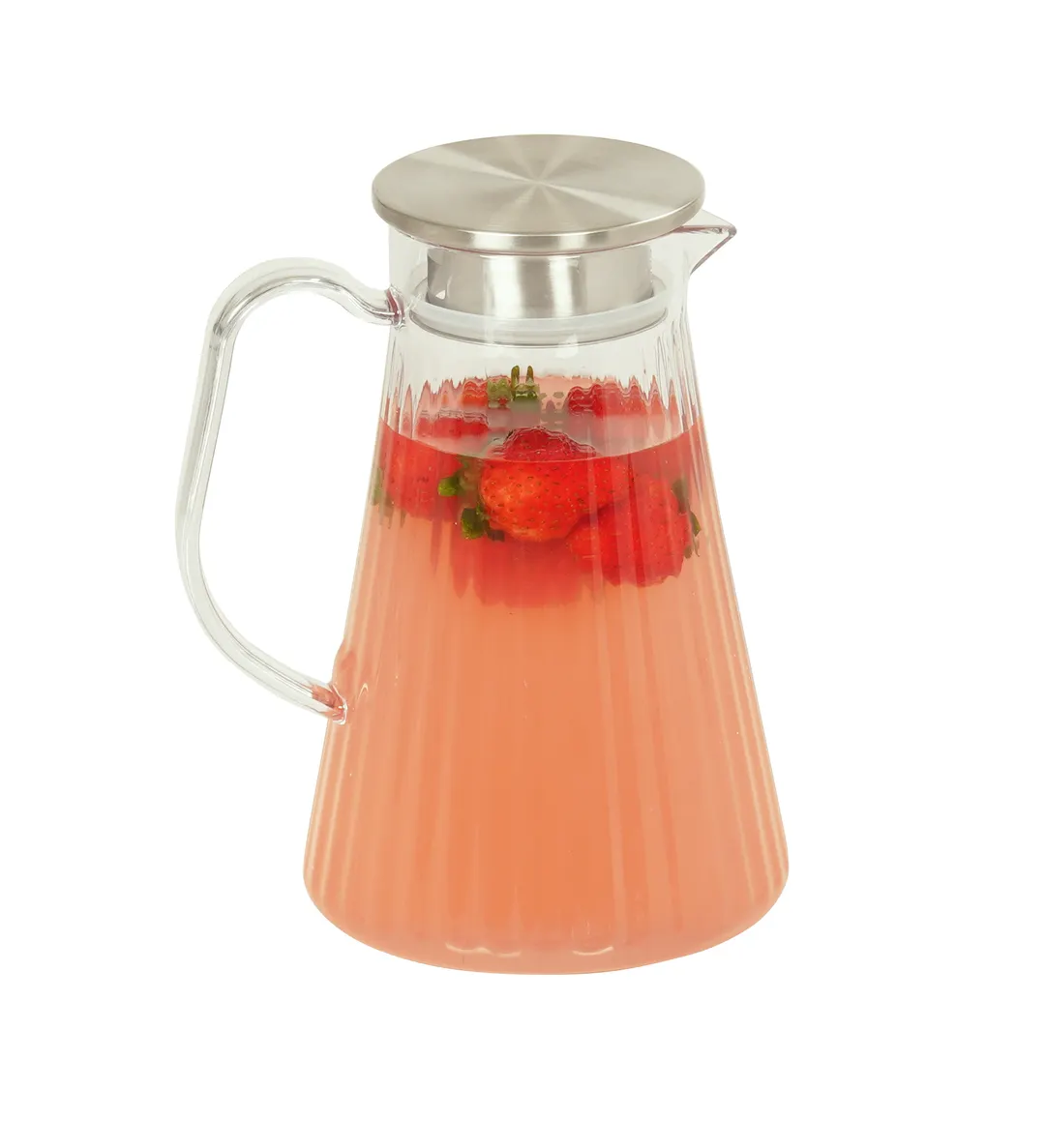 Cal-Mil 23408 Pitcher, 50Oz., 5.5"Dia X 8.25"H, Polycarbonate