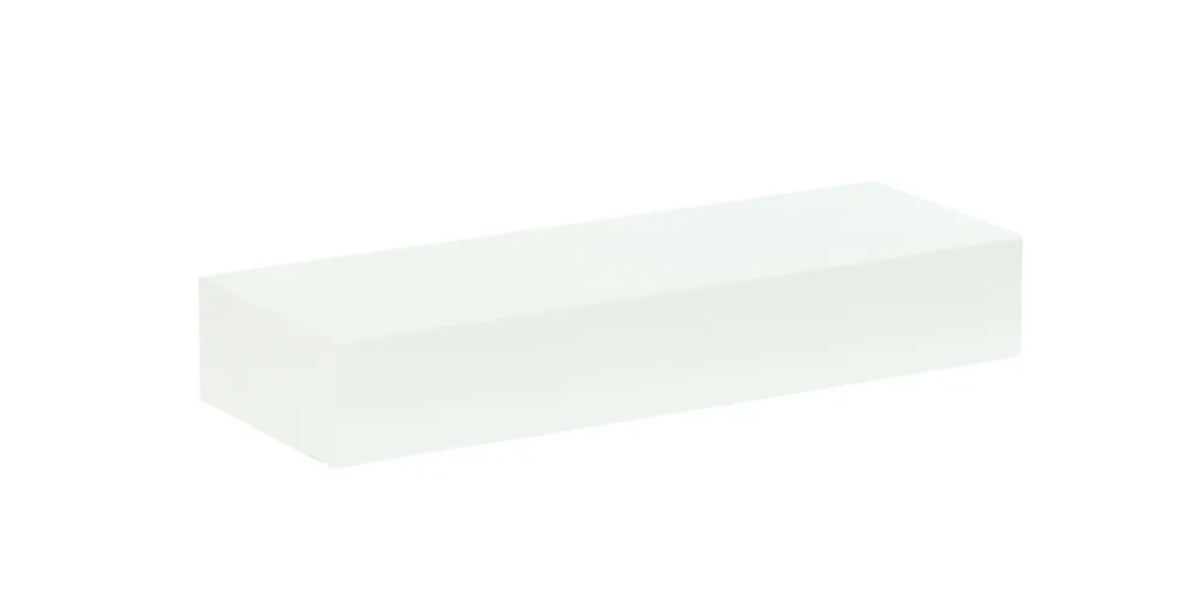 Cal-Mil 23413-3-15 Juno Riser, 20.5"W X 7"D X 3.25"H, Rectangular, White Metal Construction
