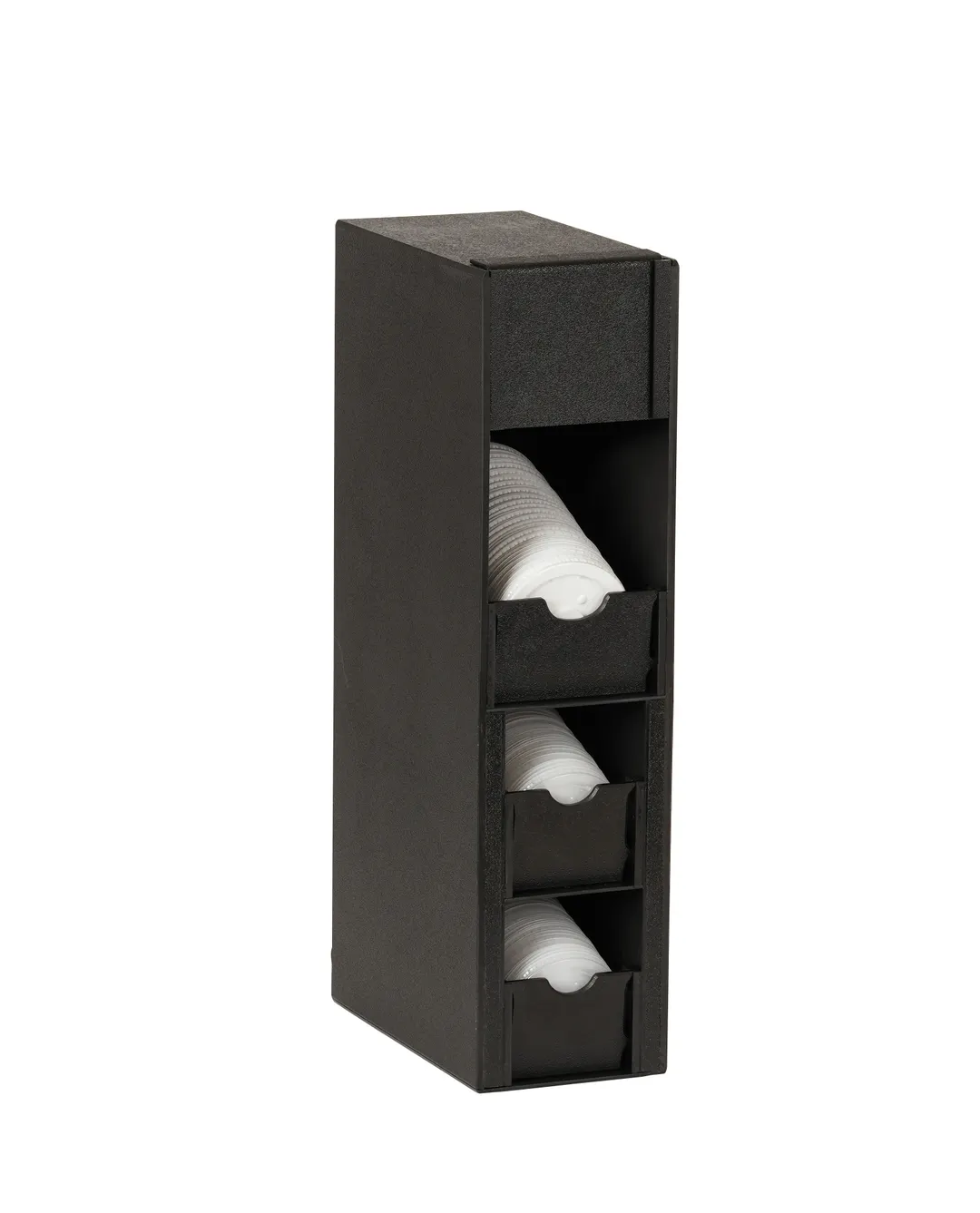 Cal-Mil 23421-13 Straw Holder, 3-Section ABS Plastic, 6" W x 11.5" D x 23.5" H, Classic