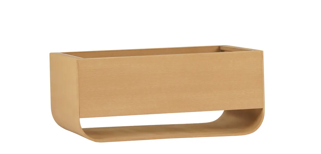 Cal-Mil 23433-12-122 Ice Display Housing, 22"W x 13.5"D x 9.5"H, Dishwasher-Safe, Rice Hulls