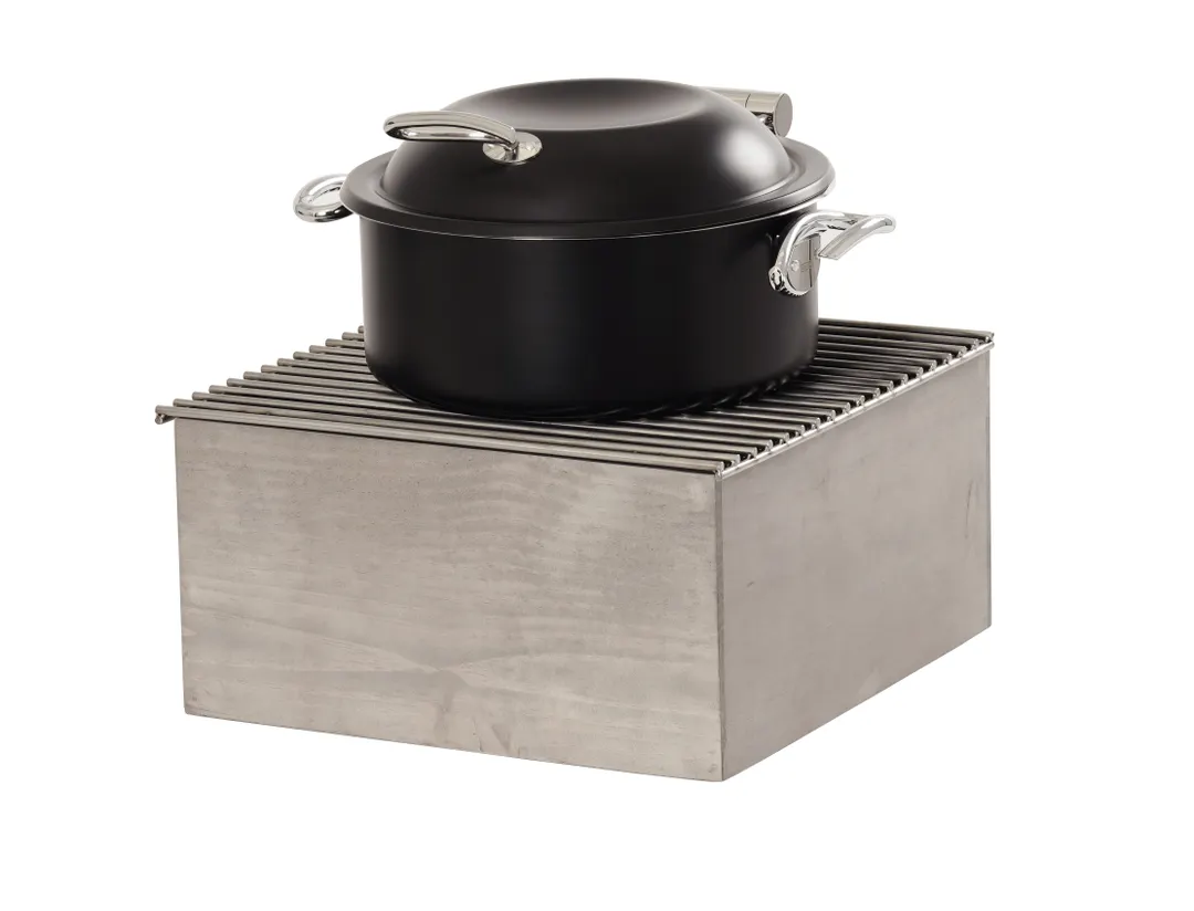 Cal-Mil 23453-110 Aspen Smallwares Chafer Alternative, 16"W x 16"D x 8"H Frame Stand