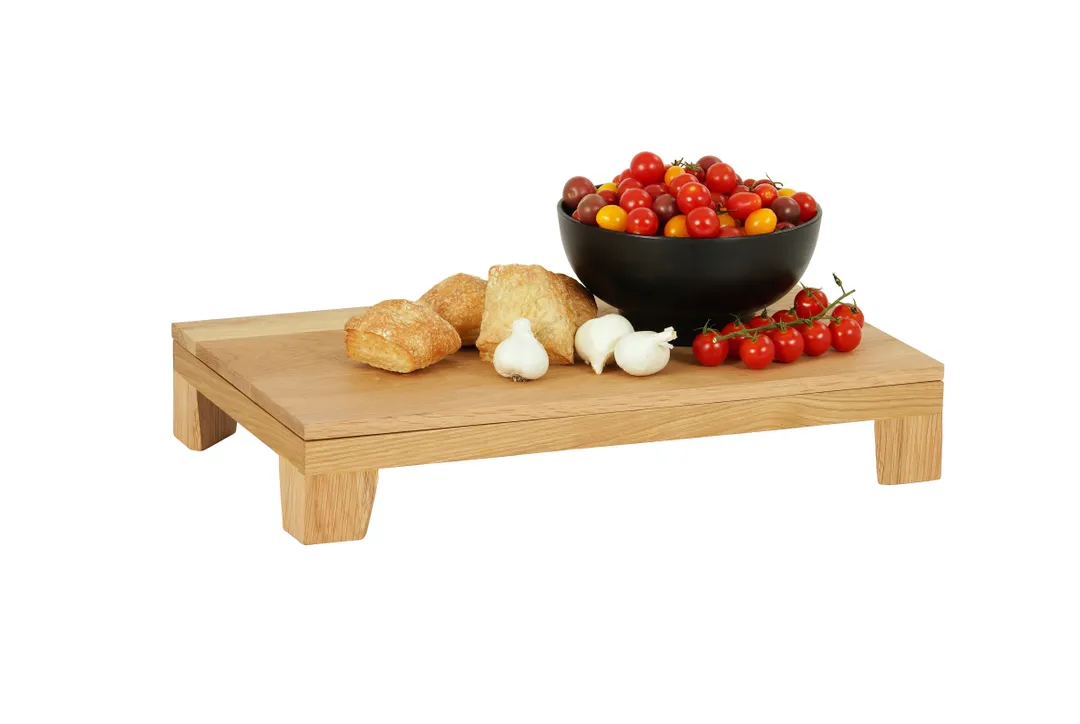 Cal-Mil 23600-3-21 Sydney Taper Riser, 12"W X 20"D X 3.25"H, Oak