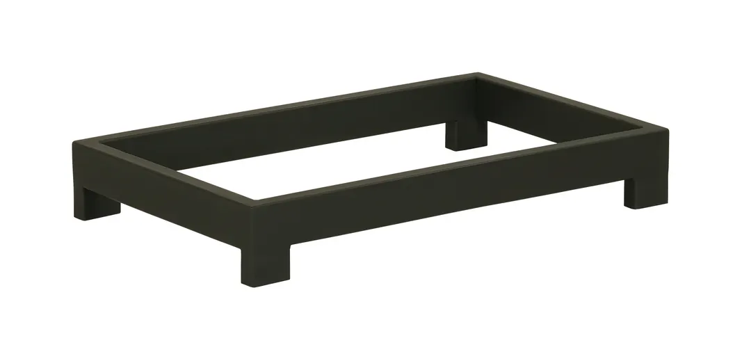 Cal-Mil 23603-3-13 Sydney Riser, Black, 12"W x 20"D x 3"H, Width 10"-19", Height 4", Depth 20"-29"