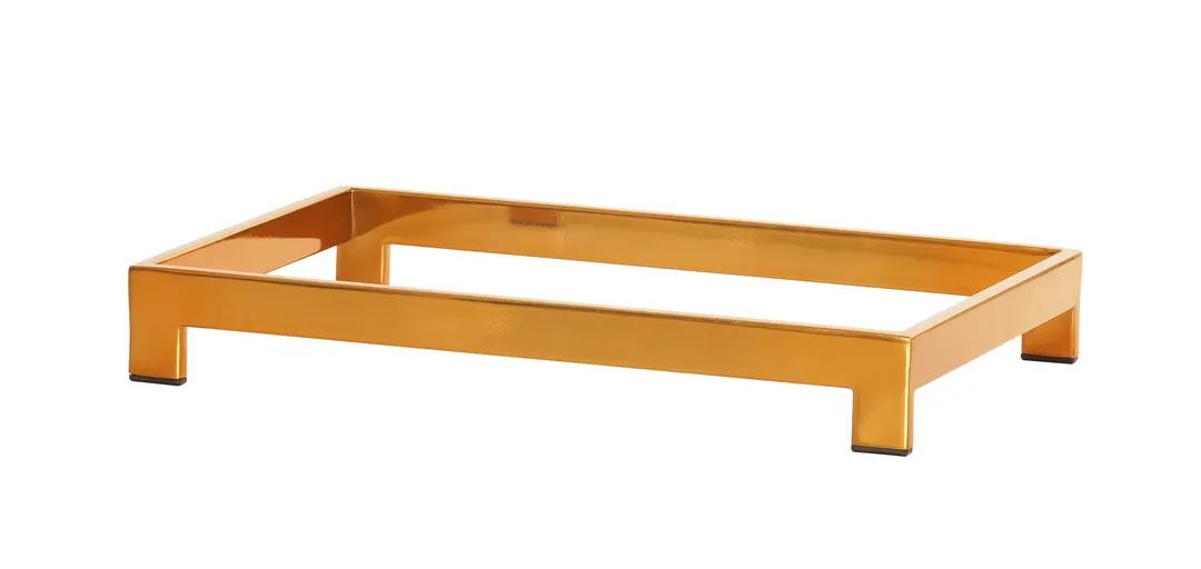 Cal-Mil 23603-3-130 Brooklyn Metal Frame, 12"W X 20"D X 3"H, Rectangular, Metal Frame