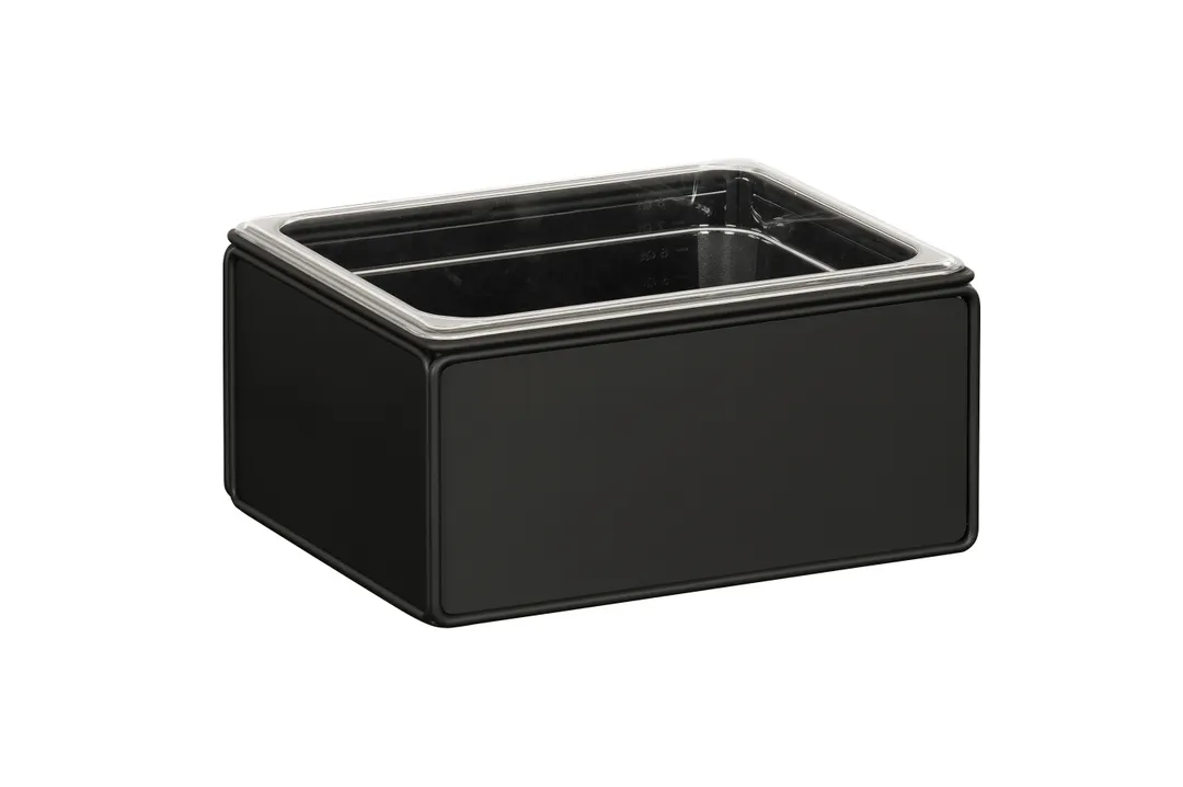 Cal-Mil 23709-10-13 Ice Housing, 13" W x 10.5" D x 7" H, Black Metal Finish, Wood, Fits 11" Sides