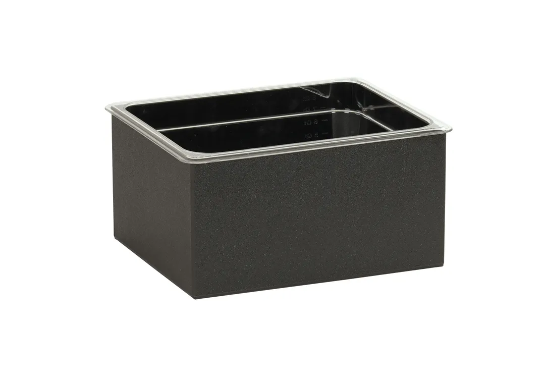 Cal-Mil 23712-10-13 Ice Housing, Complete 10"W x 12"D x 6"H with Water Pan & Liner, Fits 12" Long