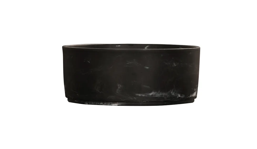 Cal-Mil 23738-8-124 Bowl, 8" Dia. X 3.25"H, Round, Resin