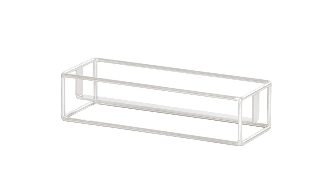 Cal-Mil 23747-3-49 3 Jar Holder, 12.5" W X 4.5"D X 3"H, Chrome-Plated Wire