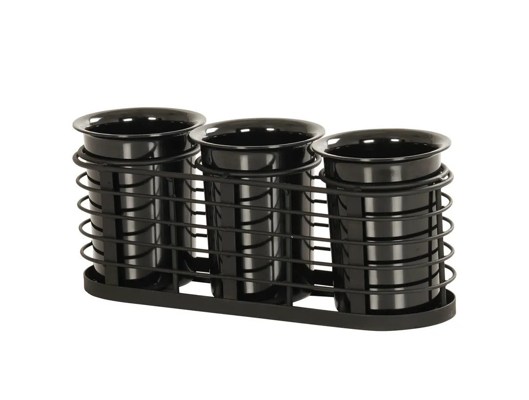 Cal-Mil 23751-3-13 Cylinder Holder / Dispenser Flatware Holder