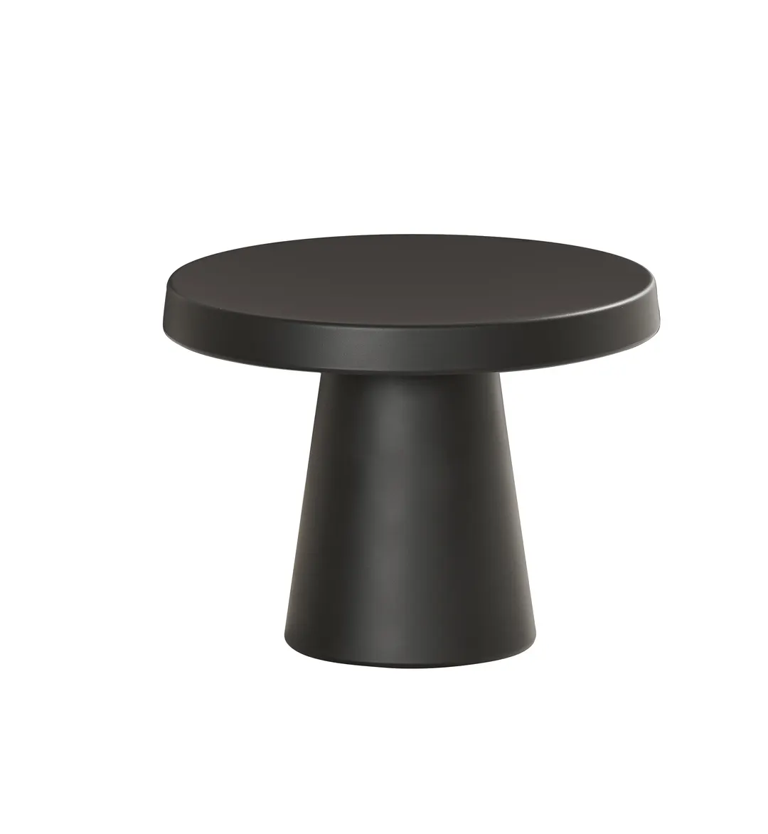 Cal-Mil 23755-107-13 Pedestal Stand, Black Melamine, 10.25" Diameter x 7.5" Height, Dishwasher Safe