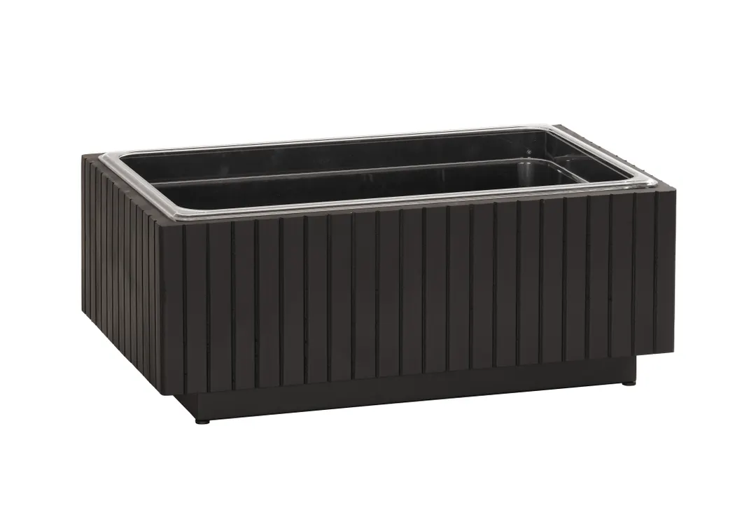 Cal-Mil 23784-12-13 Brooklyn Ice Housing, Rectangular Wood, 12" W x 20" D x 7" H, V‑Groove