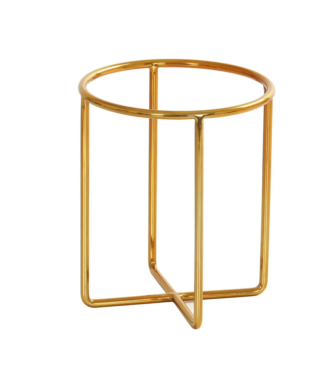 Cal-Mil 23791-10-130 Brooklyn Wire Riser, 8" Dia. X 10"H, Round, Antique Brass Finish