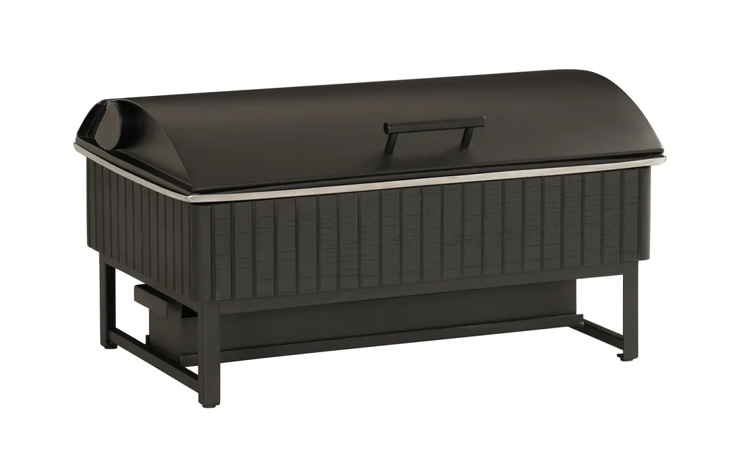 Cal-Mil 23793-13 Chafing Dish Heater, 23" W x 15" D x 13" H, Grooved Detail, Buffet Service