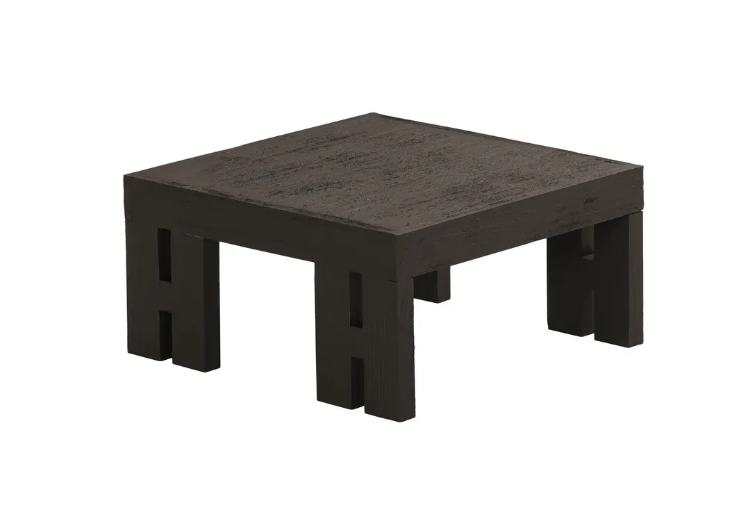 Cal-Mil 23794-6-13 Brooklyn Riser, 12"W X 12"D X 6"H, Square, Textured Wood