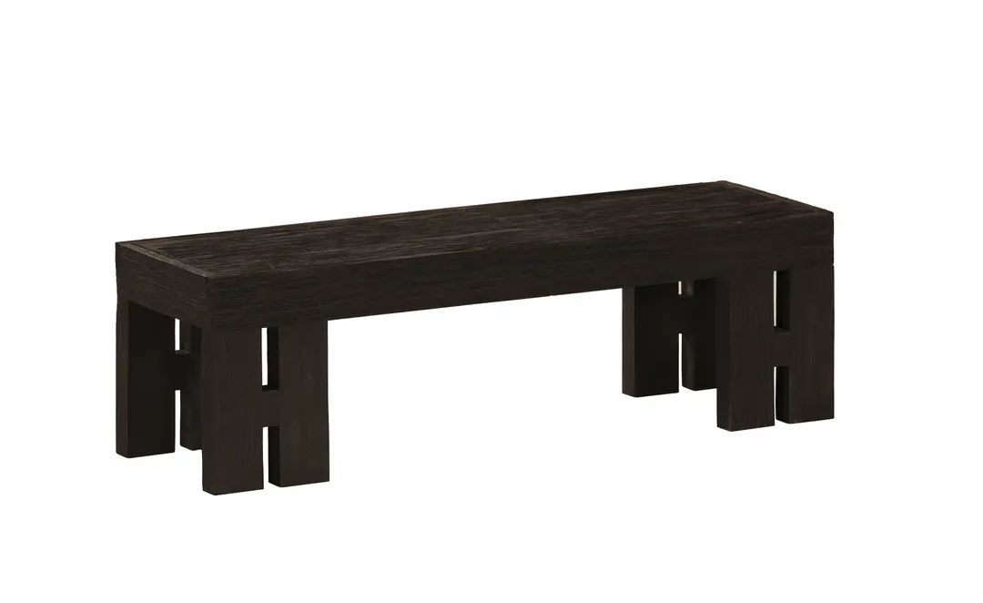 Cal-Mil 23795-6-13 Brooklyn Riser, 20"W X 7"D X 6"H, Rectangular, Textured Wood