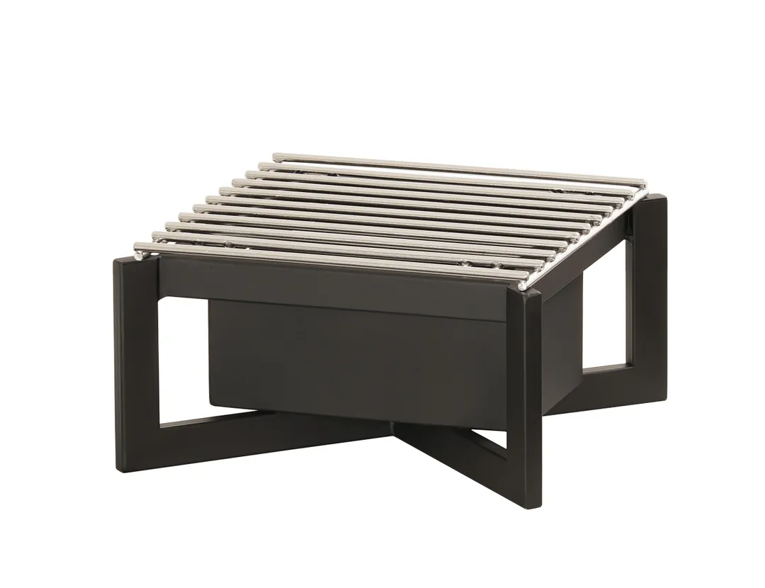Cal-Mil 23803-13 Chafing Dish Heater, 11" x 11" x 5.5" Black Powder-Coated, Wind Guard, Buffet