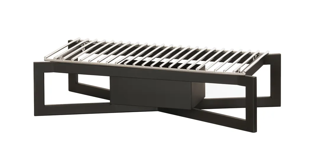 Cal-Mil 23804-13 Chafing Dish Heater, 24.5"W x 15.25"W x 12"H, Black Finish Wind Guard Service