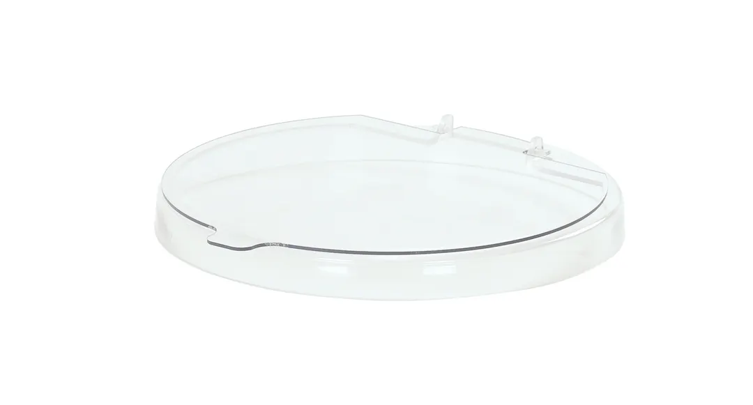 Cal-Mil 23809-7LID Clear Plastic Lid, 7.5" Dia x 1" Ht Hinge, Fits Cal-Mil Poly Bowls