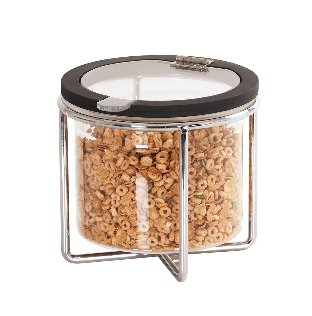 Cal-Mil 23810-8LID Lid - 8.25" Dia x 1" H for 23810-8-12 & 23822-8-12 Jars, Wood/Plastic, Clear