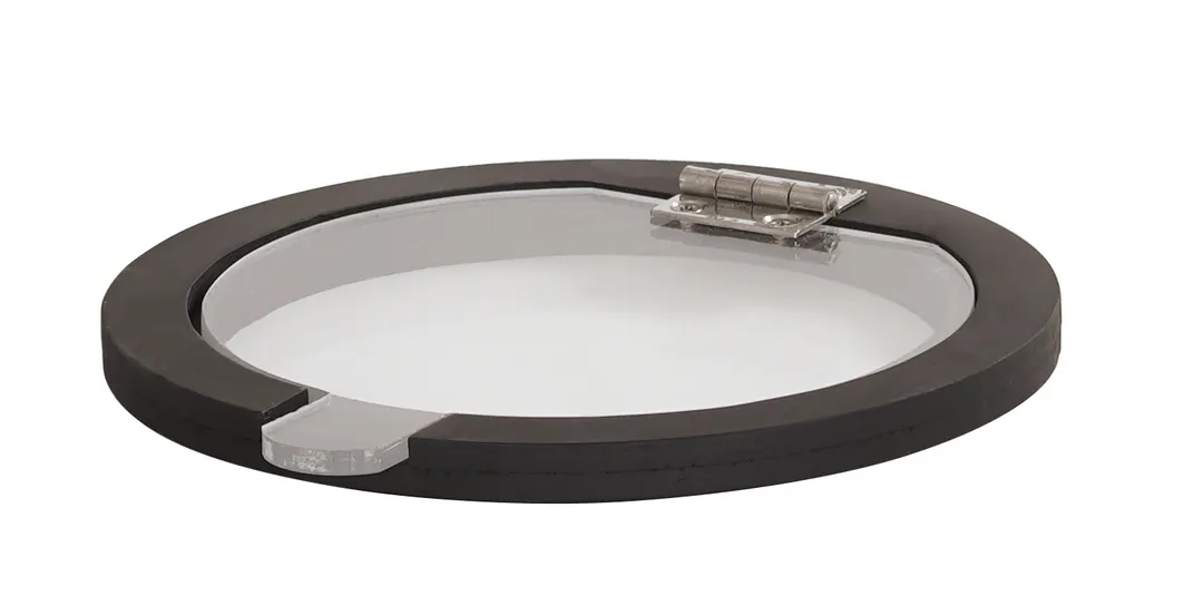 Cal-Mil 23810-8LID Lid - 8.25" Dia x 1" H for 23810-8-12 & 23822-8-12 Jars, Wood/Plastic, Clear