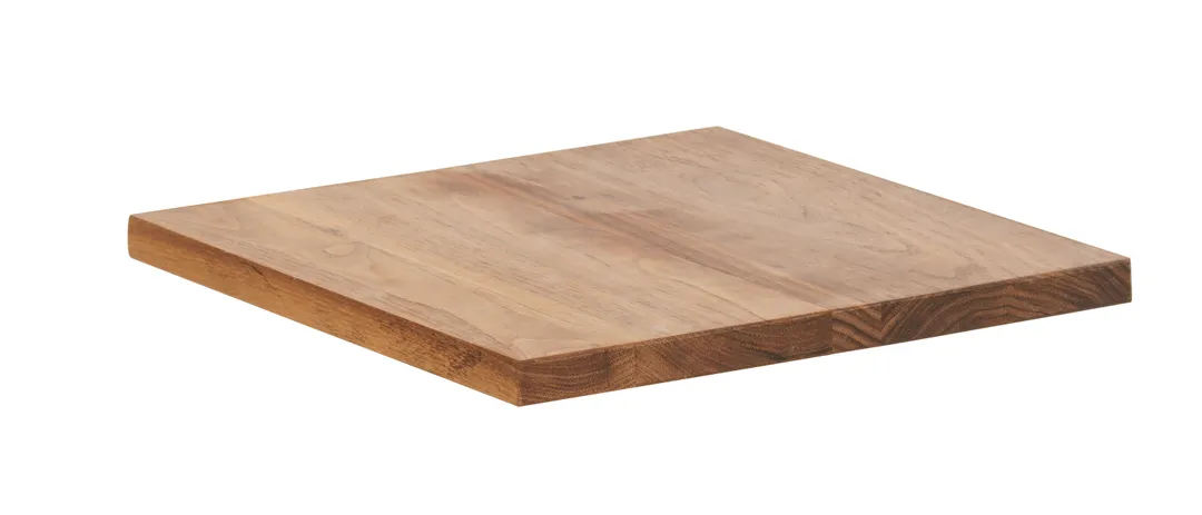 Cal-Mil 23873-12-78 Milo Board, 12"W x 12"D x 1"H, Walnut Wood, Square Shape, Without Handle
