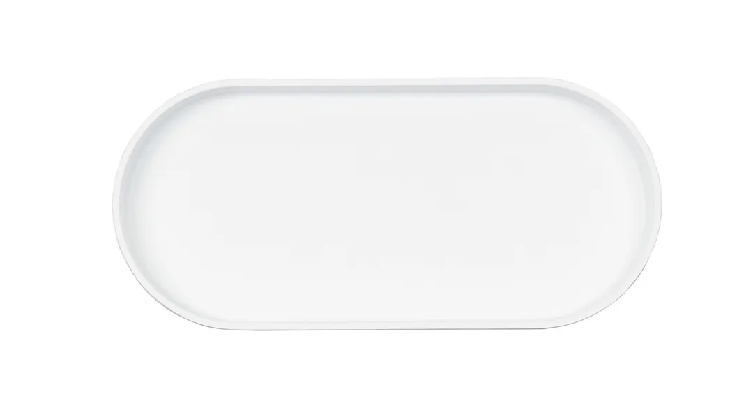 Cal-Mil 24003-136-15 Hudson Platter, 13"W X 6"D X 1.5W, Oval, Dishwasher Safe