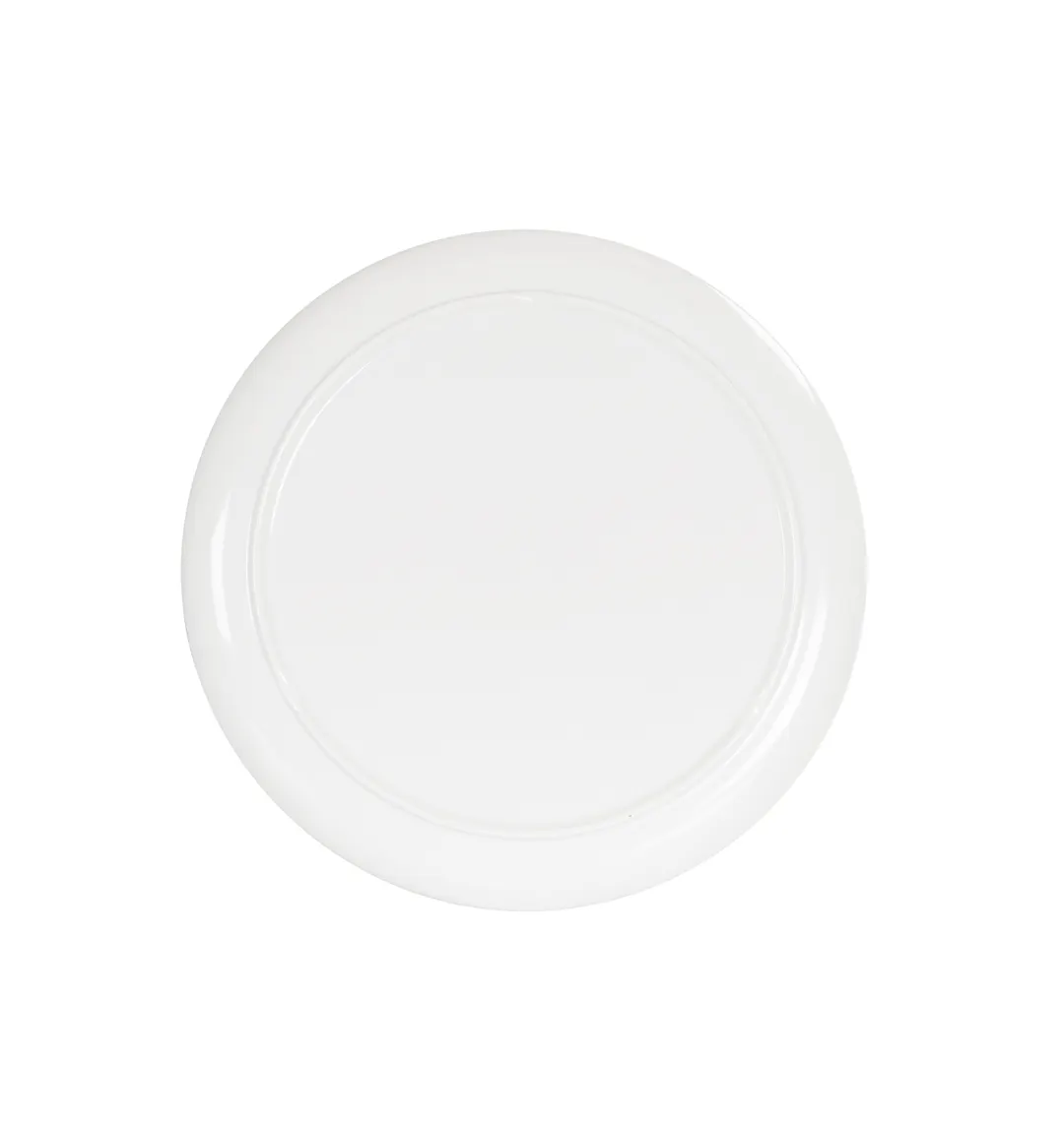 Cal-Mil 24011-9-15 Rolled Rim Plate, 9"Dia X 1"H, Melamine, Dishwasher Safe