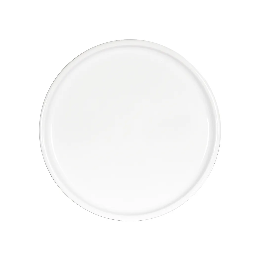 Cal-Mil 24011-9-15 Rolled Rim Plate, 9"Dia X 1"H, Melamine, Dishwasher Safe