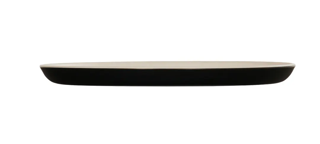 Cal-Mil 24105-8-13103 Sophie Plate, 8" Diameter x 0.5" Height, Two Tone Round Flat Melamine Plate