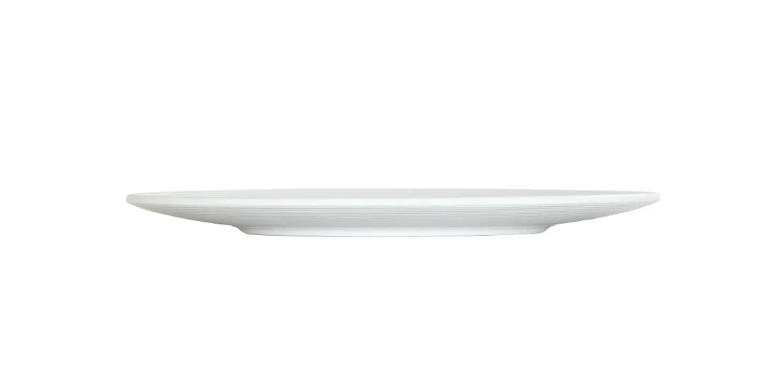 Cal-Mil 24110-10-15 Charlotte Plate – 10" Diameter x .75" Height Flat Melamine Plate, White