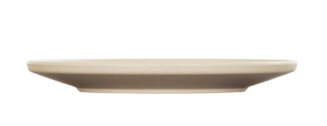 Cal-Mil 24112-11-125 Nova Plate, 11" Dia x 1.25" H, Round Flat Melamine, Taupe Brown