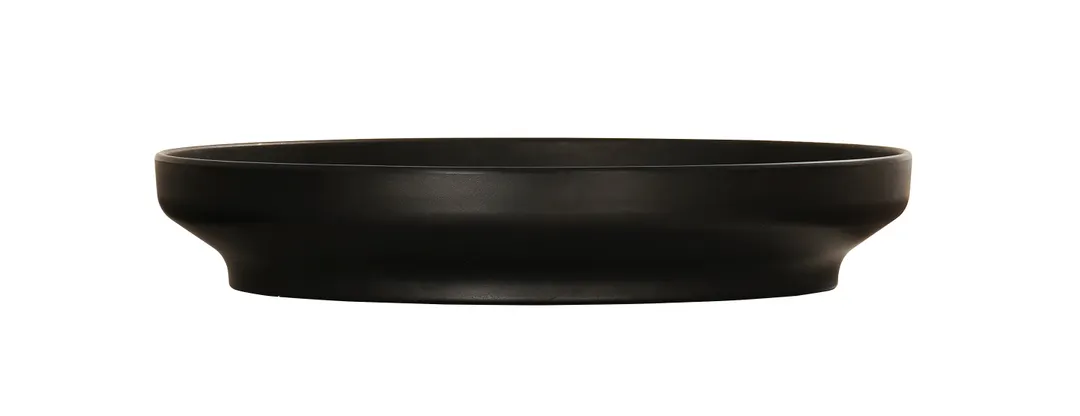 Cal-Mil 24114-14-13 Nova Bowl, 14" Dia. X 2.5"H, Coupe, Black