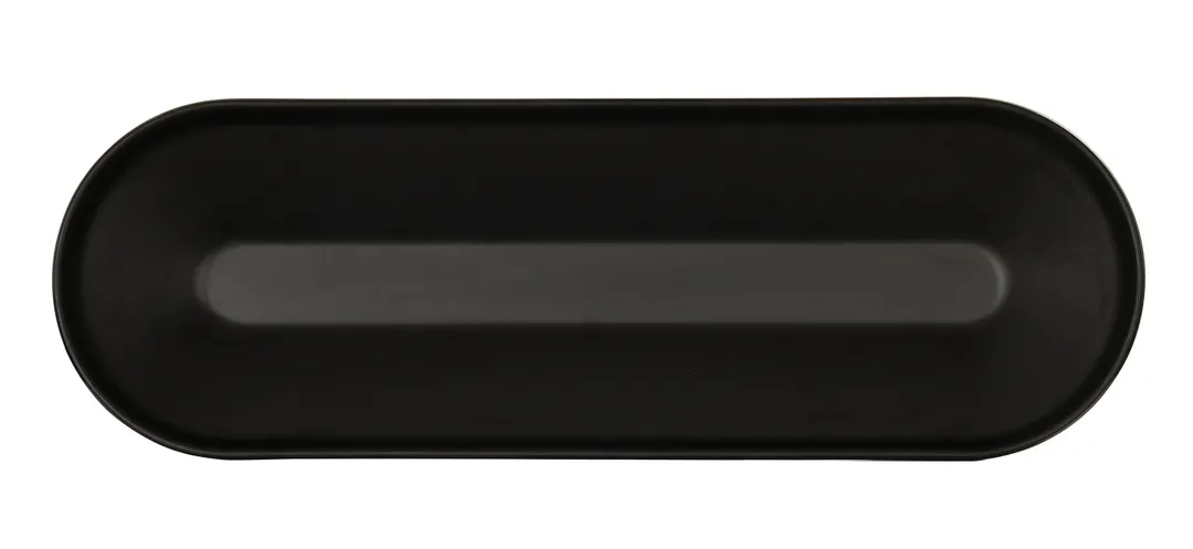 Cal-Mil 24114-618-13 Nova Platter, 6"W X 18"D X 2.5"H, Coupe, Rectangular