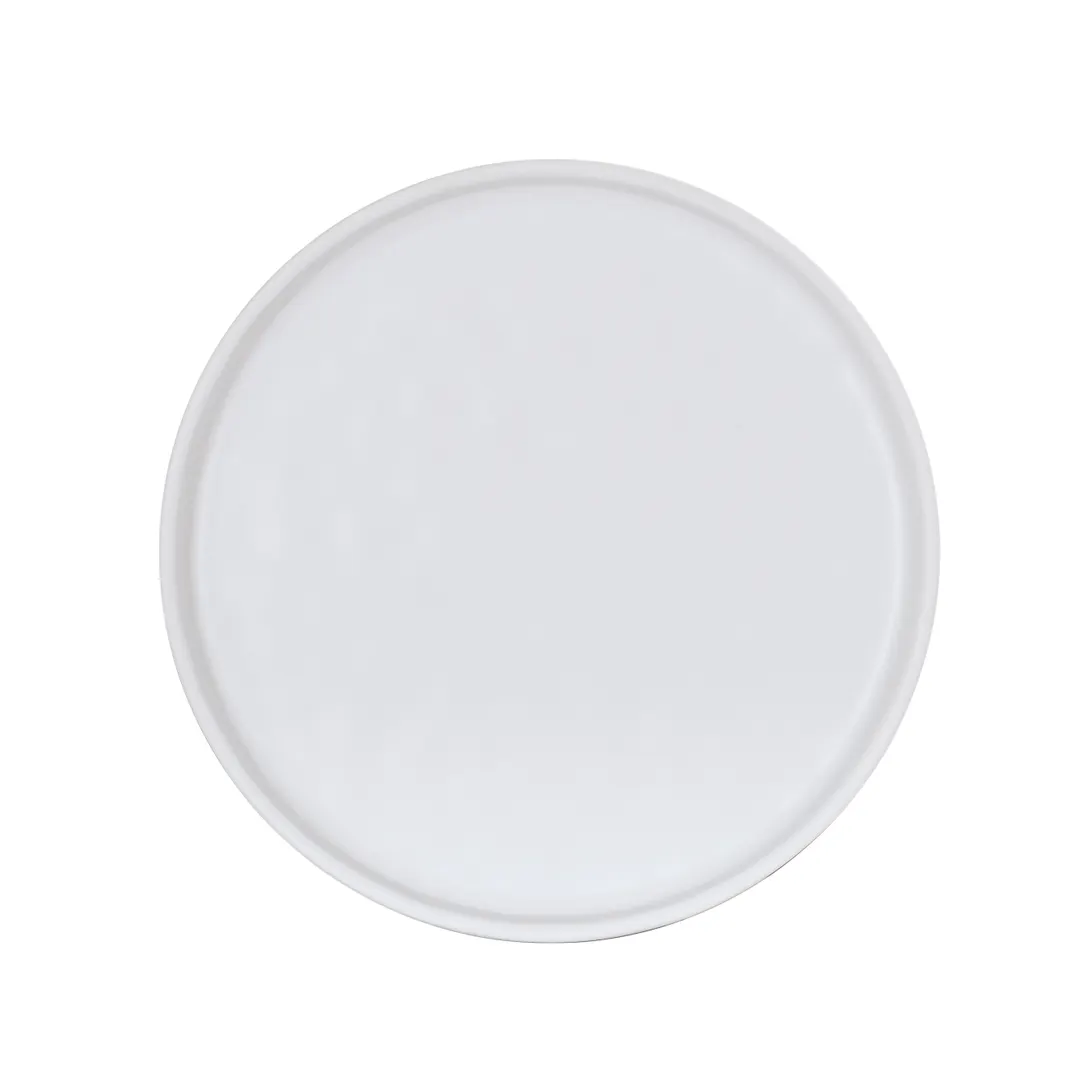 Cal-Mil 24120-10-15 Carmel Plate, 10" Dia. X 0.75"H, Melamine, White
