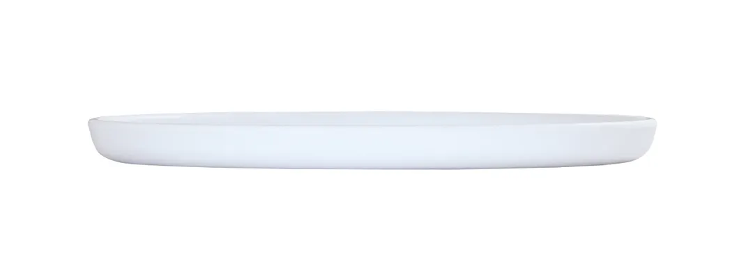 Cal-Mil 24120-10-15 Carmel Plate, 10" Dia. X 0.75"H, Melamine, White