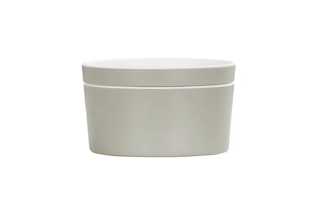 Cal-Mil 24127-5-102 Bento Box, 5" Dia., Round, Melamine, Dishwasher Safe
