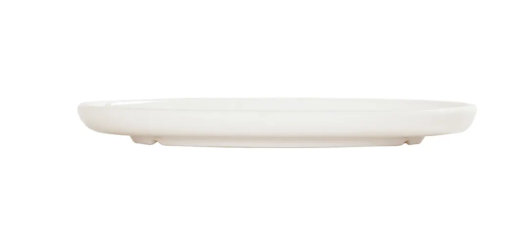 Cal-Mil 24306-7-15 Melamine Dinner Plate, 7" Dia x 0.5" H, Round White Flat Plate, Dishwasher Safe