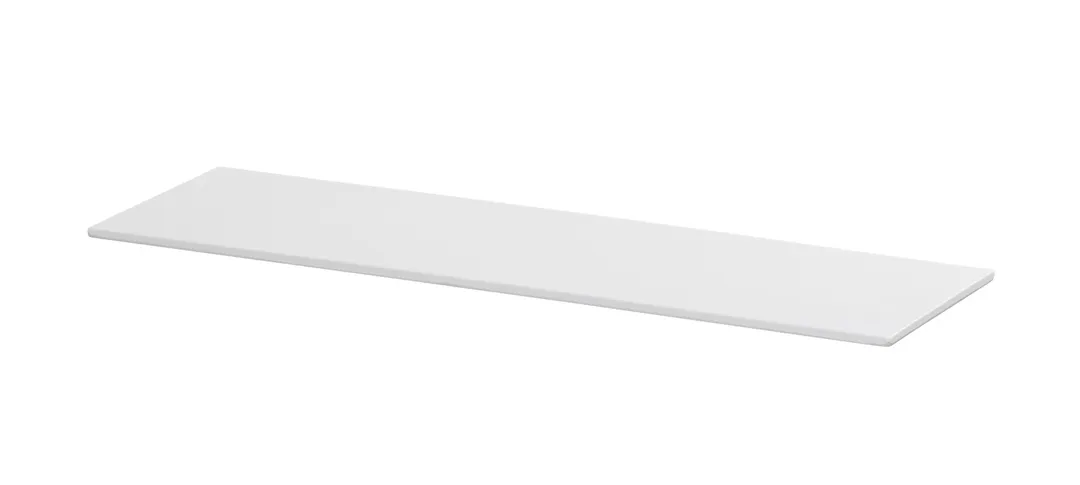 Cal-Mil 24407-206-15 Tray, 21.5"W x 6.75"D, Melamine, White, Dishwasher Safe