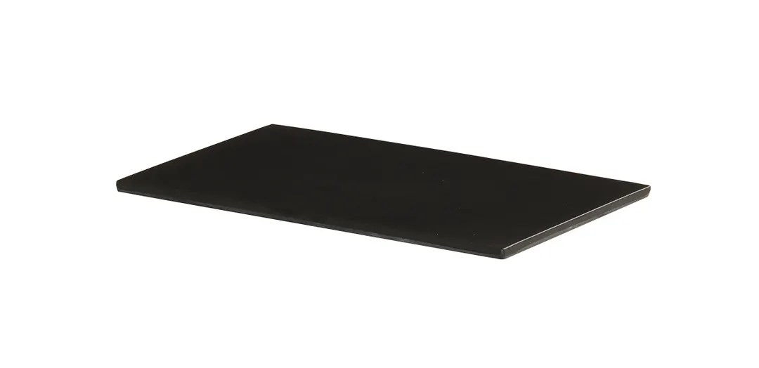 Cal-Mil 24407-610-13 Tray, 6.5"W x 10.5"D, Melamine, Black, Dishwasher Safe, Rectangular