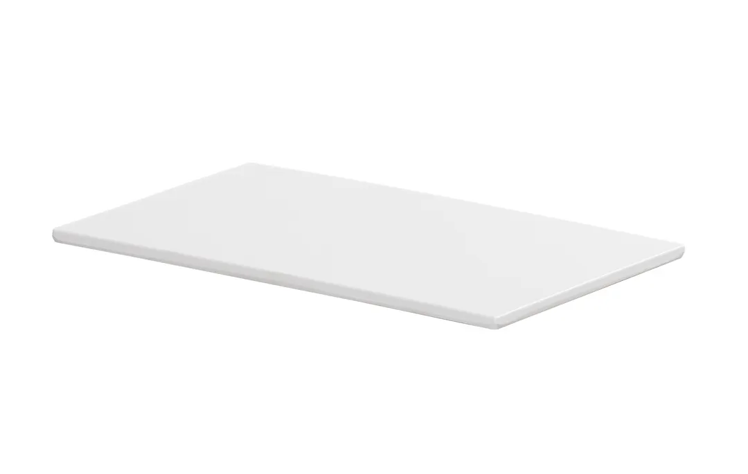 Cal-Mil 24407-610-15 Tray, 6.5"W x 10.5"D, Melamine, White, Dishwasher Safe, Rectangular