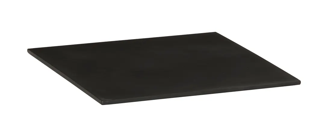 Cal-Mil 24408-12-13 Tray, 12"W x 12"D Square, Dishwasher Safe, Melamine, Black