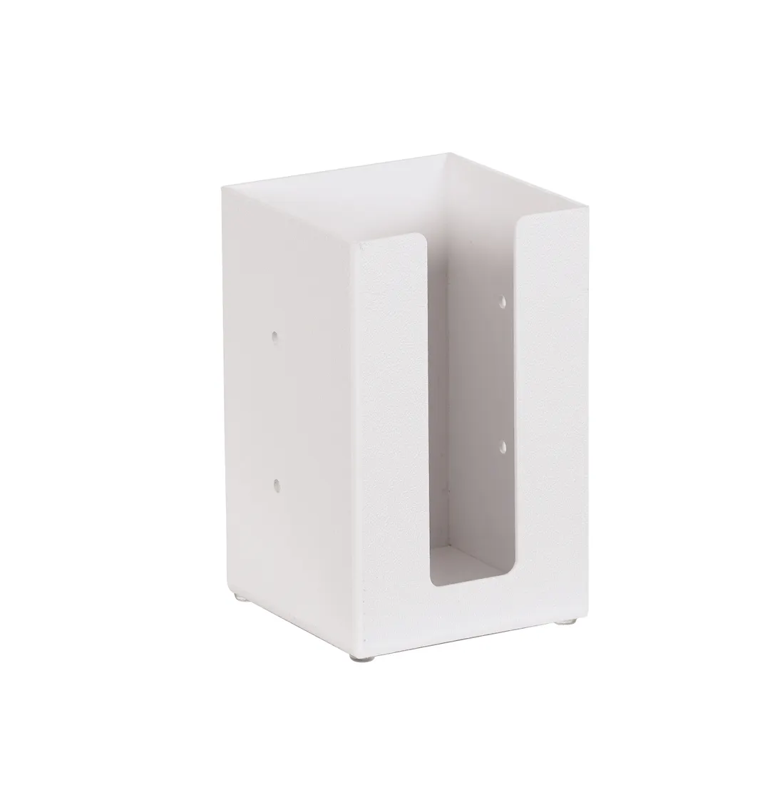 Cal-Mil 299-15 White Classic Napkin Display, Metal, 5.25" W x 5.25" D x 8" H, 5" L x 8" S