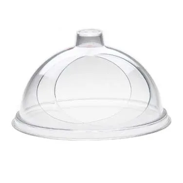 Cal-Mil 301-15 Turn-N-Serve Cover, 15" Diameter x 7" Height Dome-Style Acrylic Clear BPA-Free