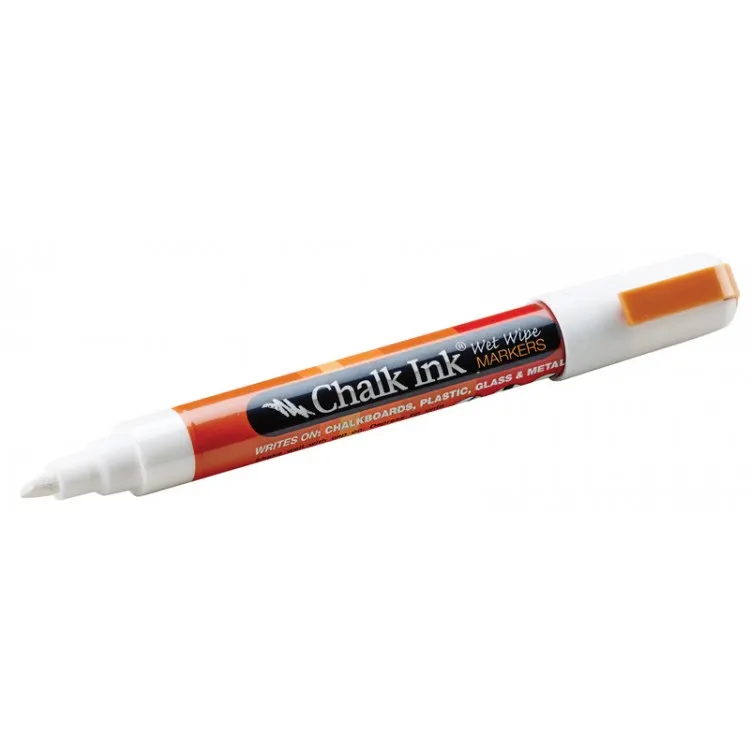 Cal-Mil 3062-15 Chalkboard Pen, 1/4" Diameter White Chalk Marker for Restaurant Signs
