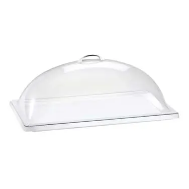 Cal-Mil 321-12 Clear Polycarbonate Dome Display Cover, 12" W x 20" D x 7.5" H, Lift‑Off Style