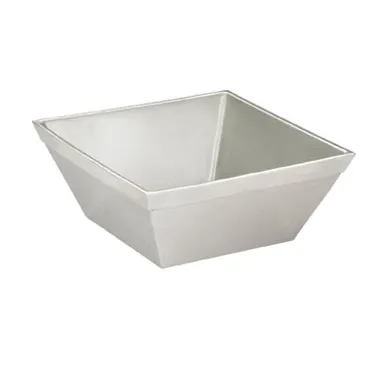 Cal-Mil 3326-7-55 Cold Concept Bowl, 7"W X 7"D X 4"H, Square, Gel-Filled