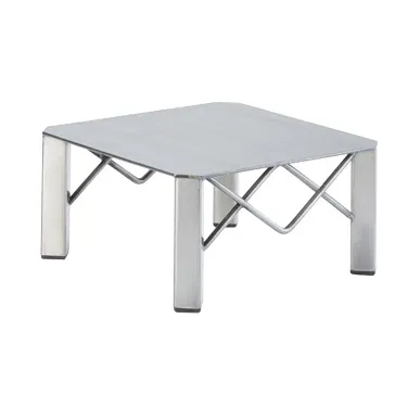 Cal-Mil 3417-5 Industrial Risers, 10"W X 10"D X 5"H, Square, With Legs