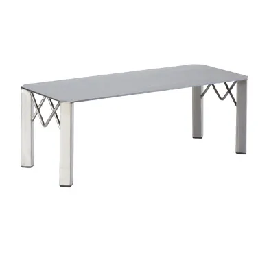 Cal-Mil 3418-7 Industrial Riser, 20"W X 8"D X 7"H, Rectangular, With Legs