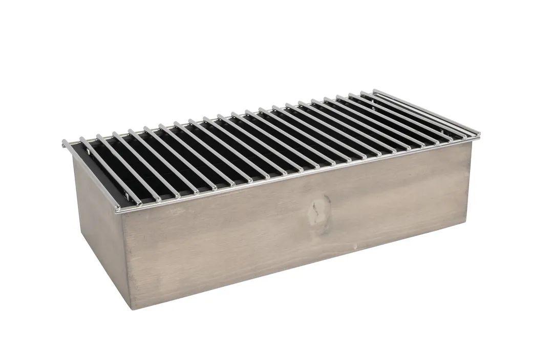 Cal-Mil 3439-110 Aspen Soup Chafer, 10" x 19-3/4" x 5-3/4" H, Wood Frame with Grill Finish