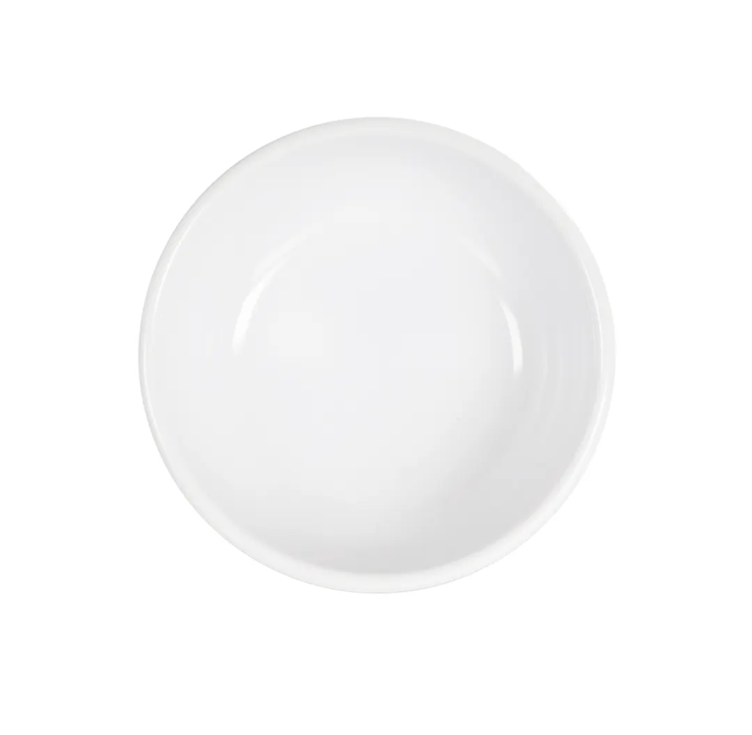 Cal-Mil 3467-5-15W Bowl, 18 Oz., 4.5"Dia. X 1.25"H, White